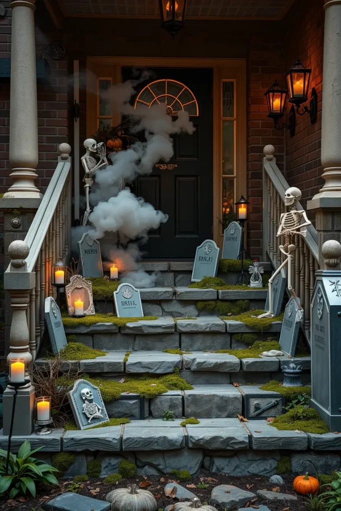 64 Halloween Front Porch Decor Ideas 2025 That Will Wow Trick-or-Treaters