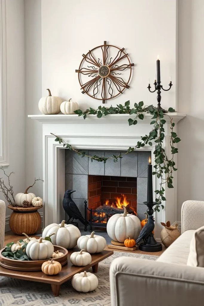 65 Halloween Fireplace Decor Ideas 2025 for a Spooky and Stylish Home