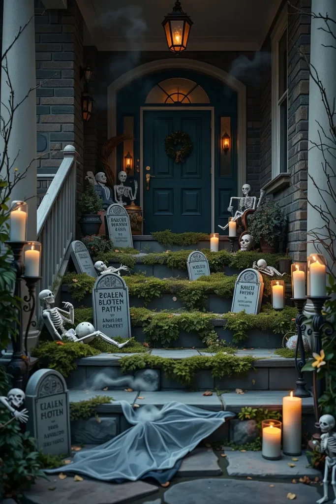 64 Halloween Front Porch Decor Ideas 2025 That Will Wow Trick-or-Treaters