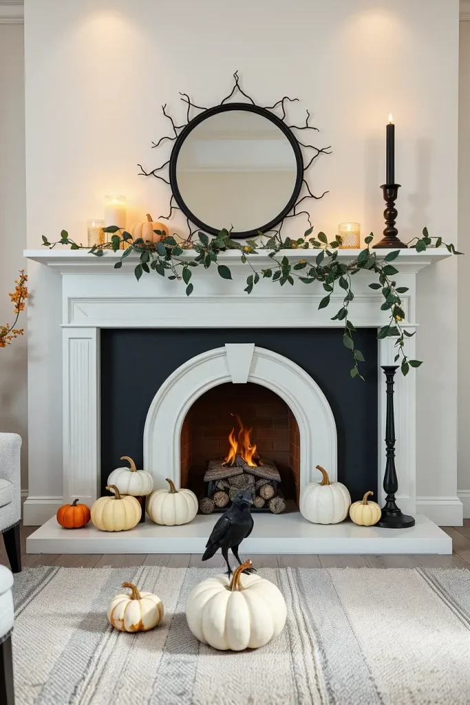 65 Halloween Fireplace Decor Ideas 2025 for a Spooky and Stylish Home