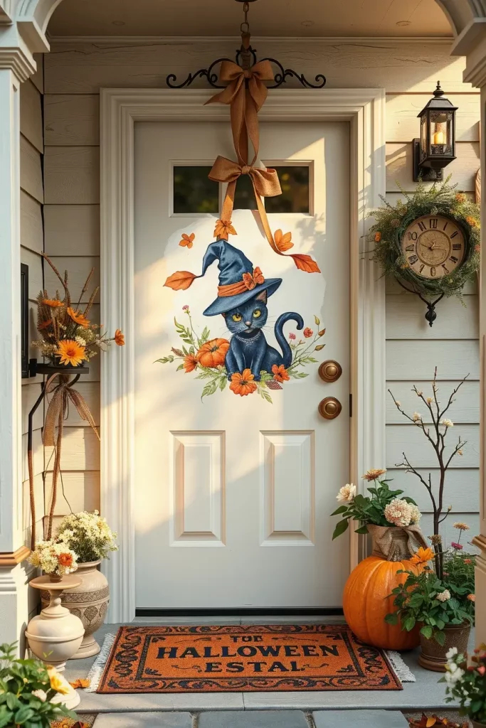66 Halloween Door Hangers Ideas 2025: Trendy, Cute, and Spooky Designs to Try