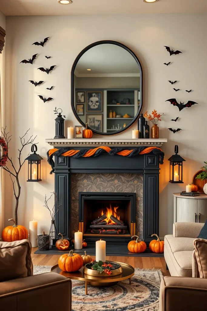 65 Halloween Fireplace Decor Ideas 2025 for a Spooky and Stylish Home