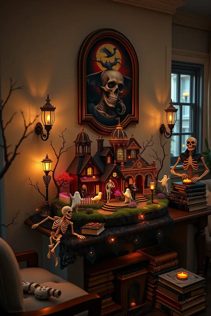 64 Halloween Mantle Ideas 2025 to Inspire Your Spooky Fireplace Styling
