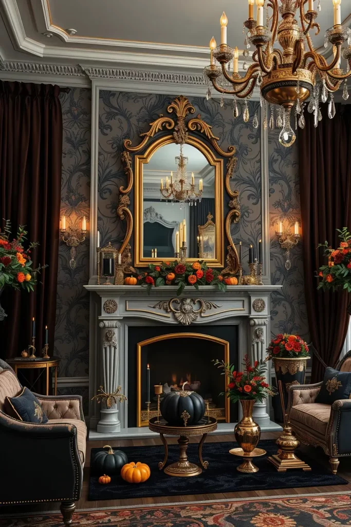 64 Halloween Mantle Ideas 2025 to Inspire Your Spooky Fireplace Styling