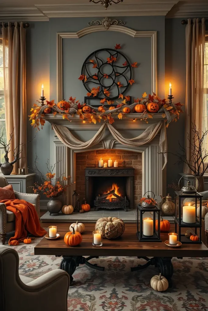 65 Halloween Fireplace Decor Ideas 2025 for a Spooky and Stylish Home