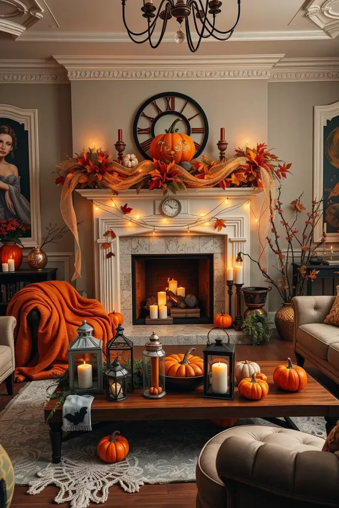 65 Halloween Fireplace Decor Ideas 2025 for a Spooky and Stylish Home