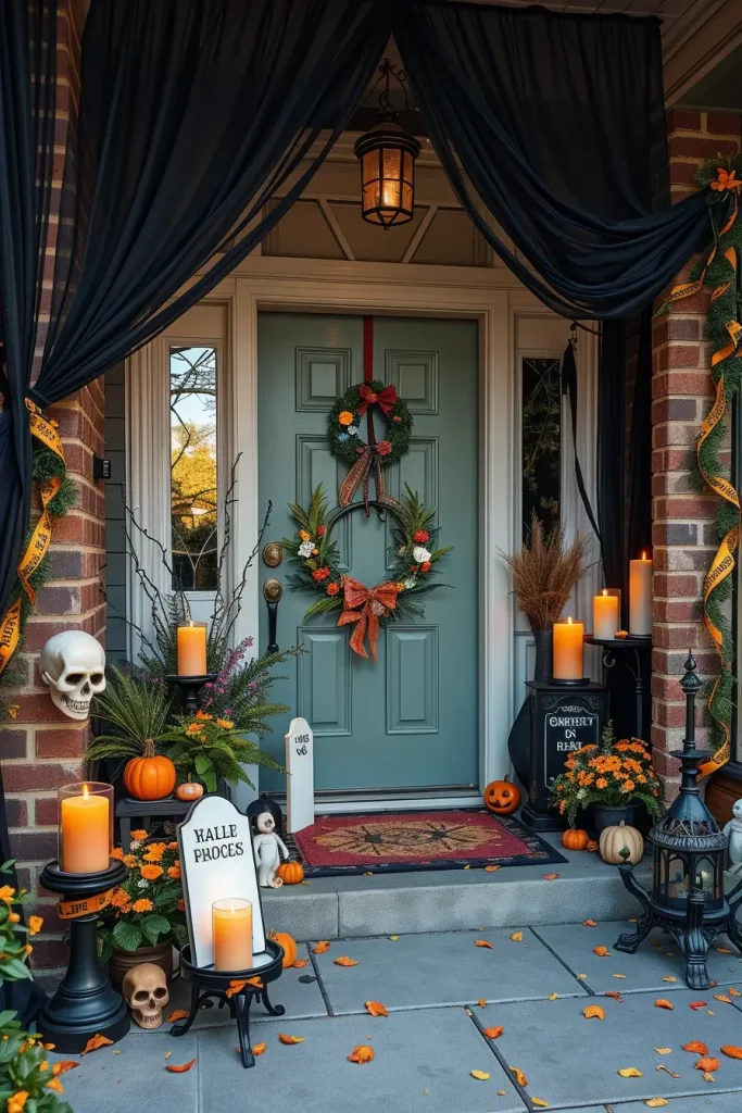 64 Halloween Front Porch Decor Ideas 2025 That Will Wow Trick-or-Treaters