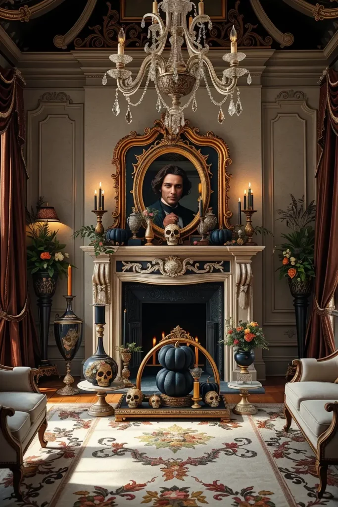 64 Halloween Mantle Ideas 2025 to Inspire Your Spooky Fireplace Styling