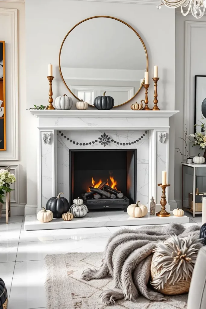 65 Halloween Fireplace Decor Ideas 2025 for a Spooky and Stylish Home