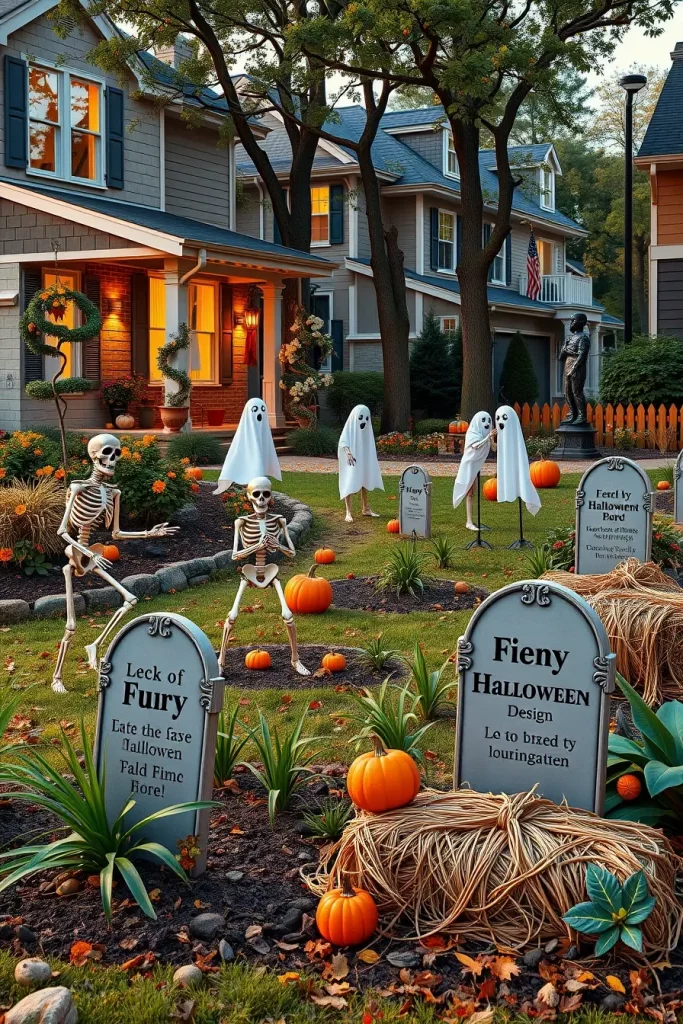 63 Funny Outdoor Halloween Decor Ideas 2025 That Will Make Everyone Laugh