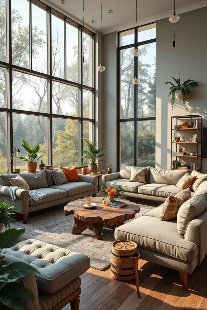 63 Terra Futura Living Room Design Ideas for a Modern and Sustainable Home
