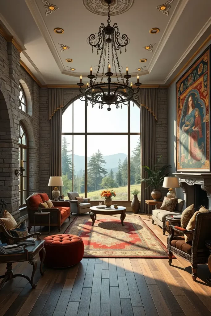 62 Castlecore Living Room Inspiration: Ideas for a Regal and Cozy Home