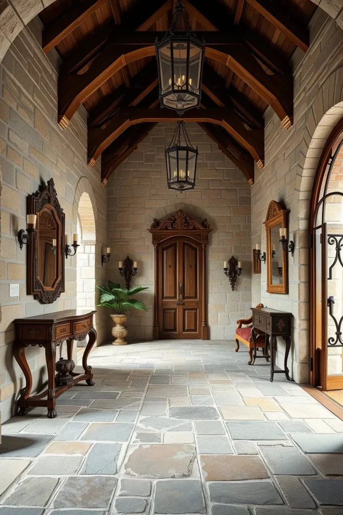 64 Castlecore Hallway Inspiration: Magical Medieval Designs for Your Home