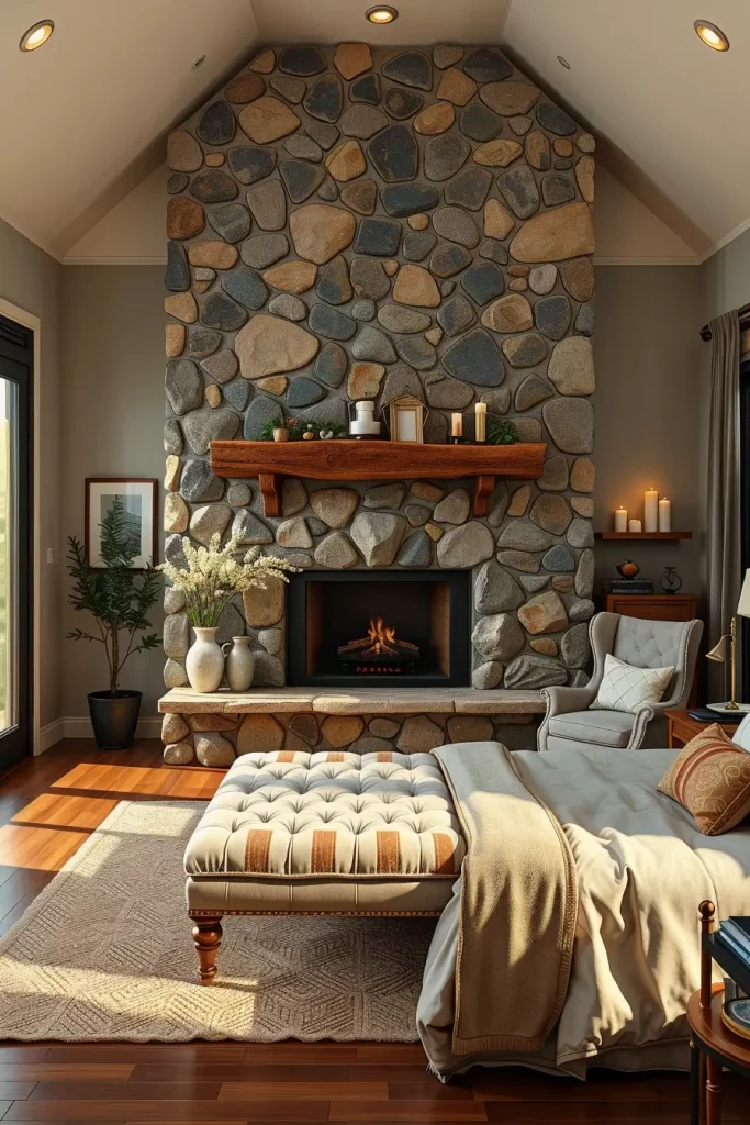 Stone Fireplace Bedroom: Cozy and Modern Design Ideas for Every Style