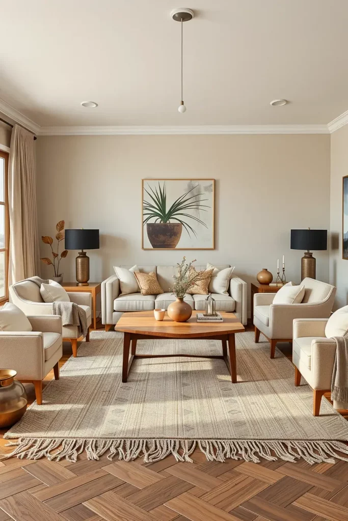 64 Earth-Tone Living Room Ideas for a Warm and Natural Home