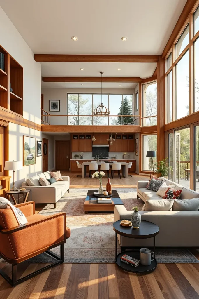 66 Cherry Coded Accents for Open-Plan Houses: Elegant Design Ideas