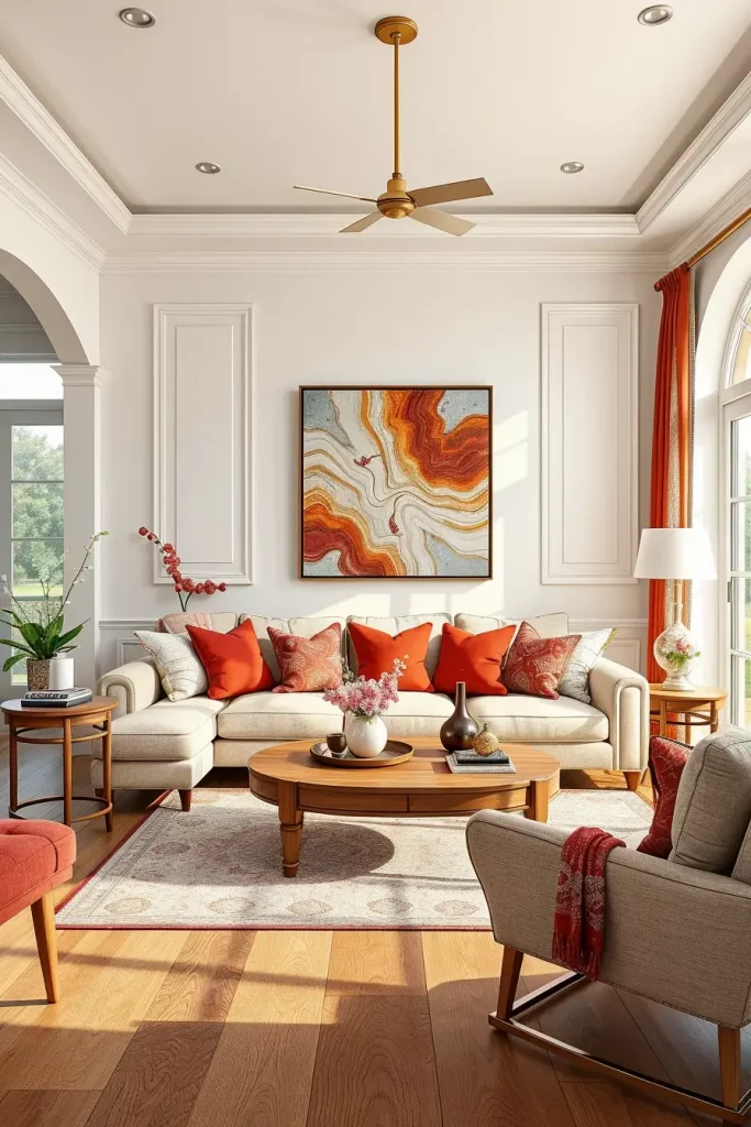 64 Cherry Coded Living Room Color Palette Ideas for Modern Interiors