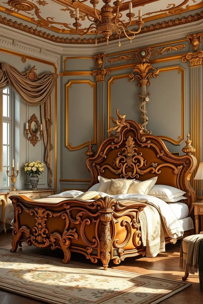 64 Rococo Revival Bedroom Furniture Ideas for Timeless Elegance