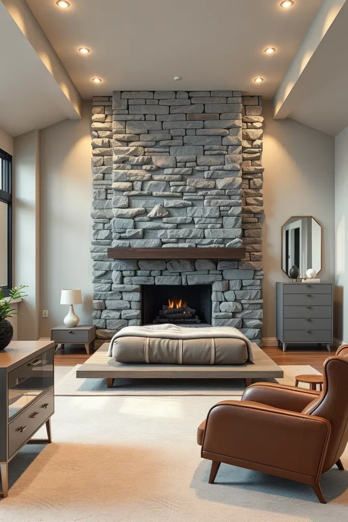 Stone Fireplace Bedroom: Cozy and Modern Design Ideas for Every Style