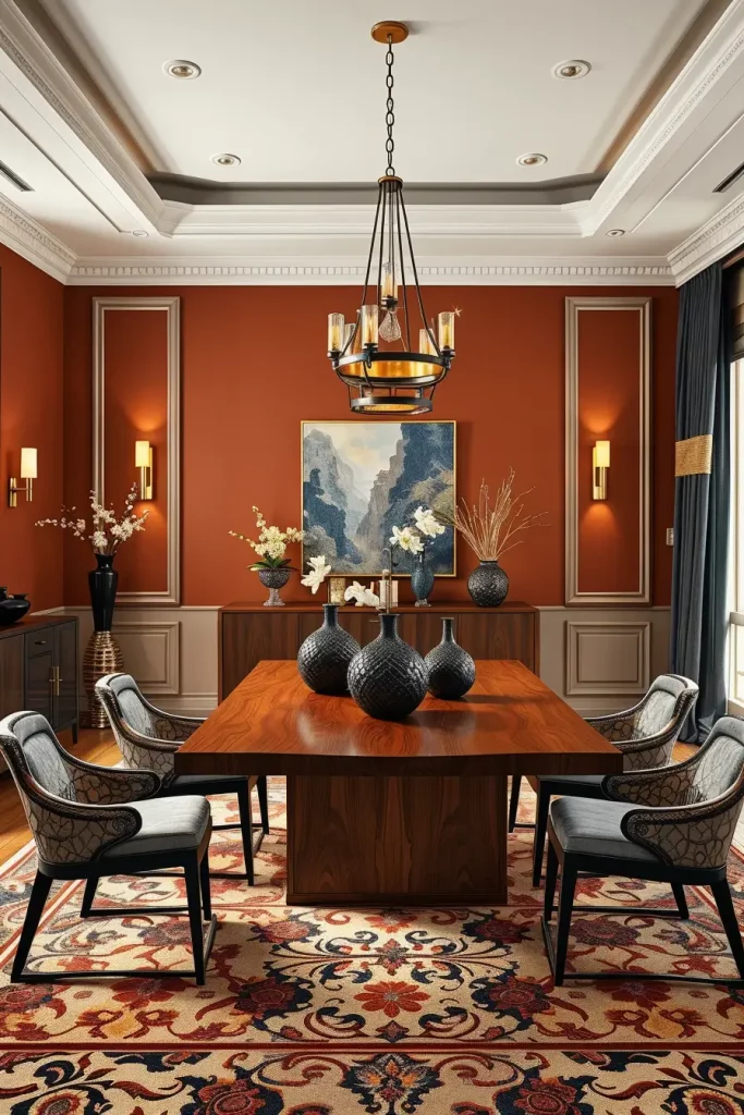 62 Warm-Toned Dining Room Interiors To Inspire Your Home Design