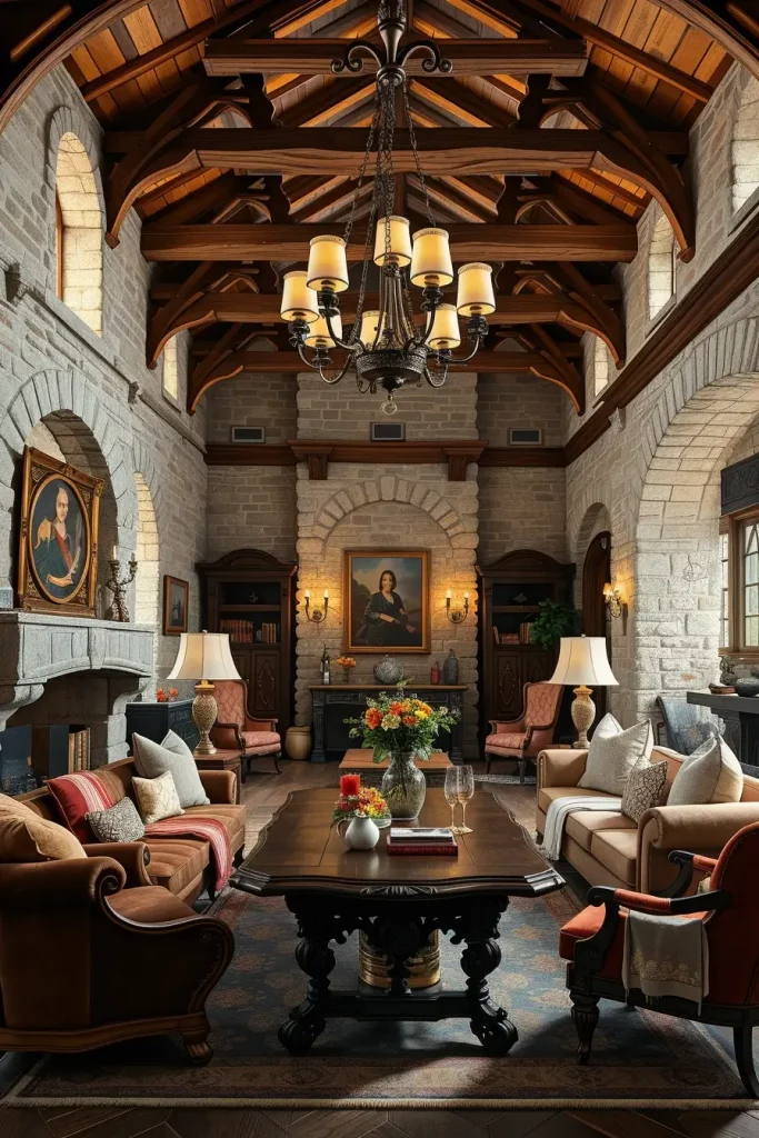 62 Castlecore Living Room Inspiration: Ideas for a Regal and Cozy Home