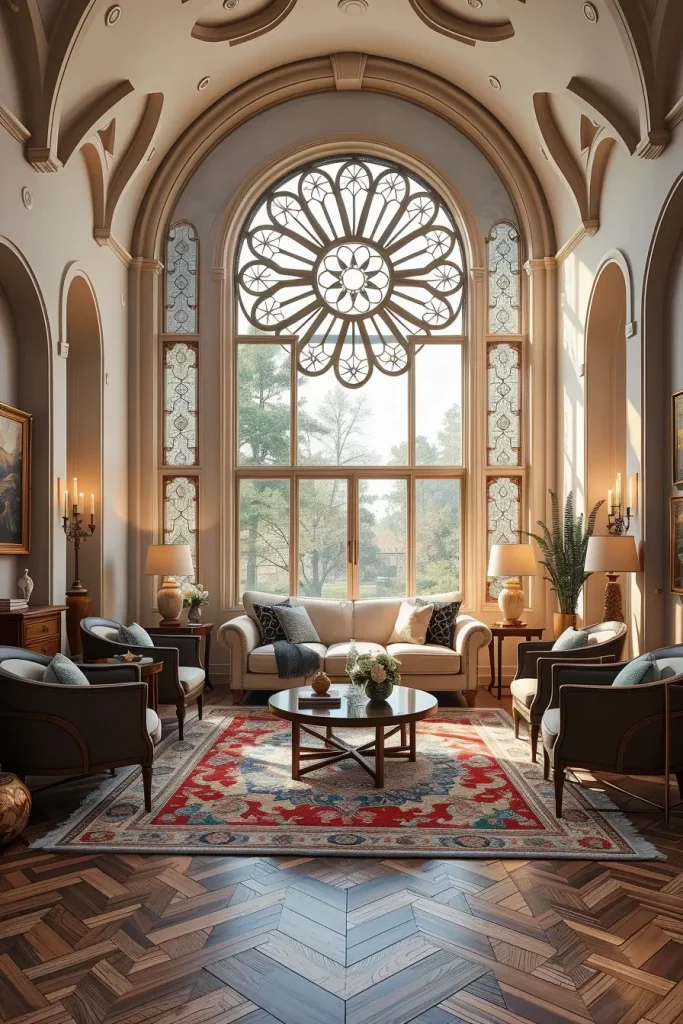 64 Gothic Living Room Arches and Windows: Elegant Design Ideas