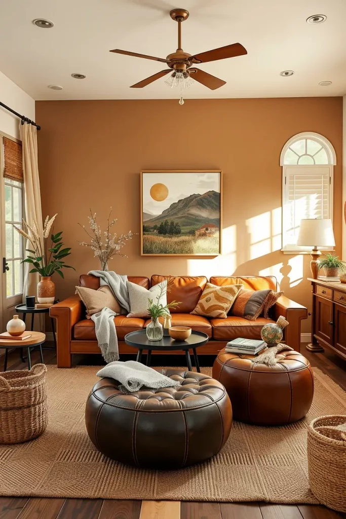 64 Earth-Tone Living Room Ideas for a Warm and Natural Home