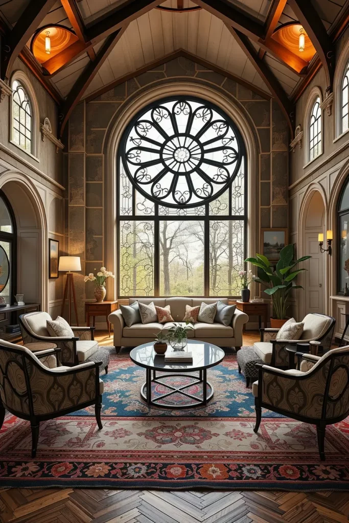 64 Gothic Living Room Arches and Windows: Elegant Design Ideas
