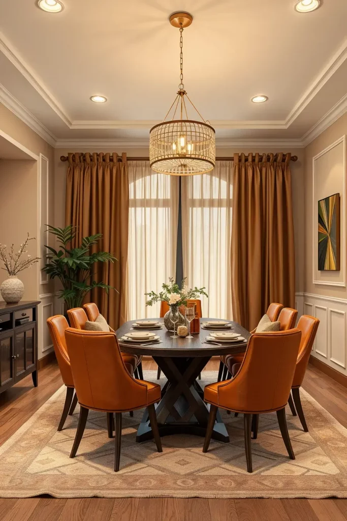 62 Warm-Toned Dining Room Interiors To Inspire Your Home Design