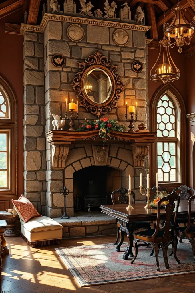 63 Castlecore Kitchen and Dining Room Inspiration Ideas for Timeless Medieval Elegance