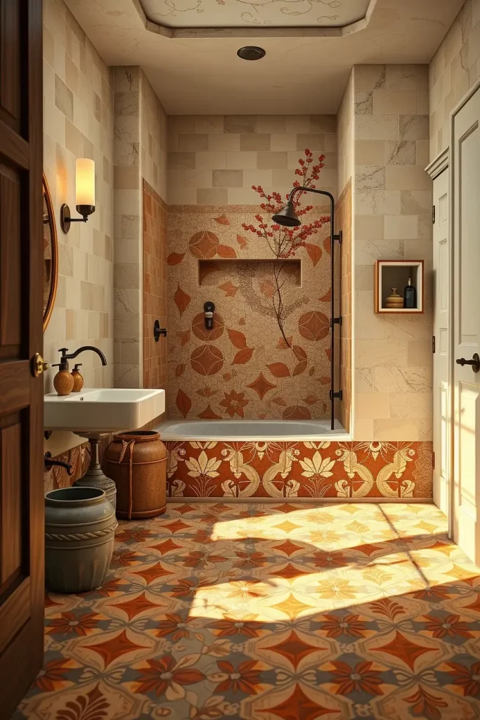 64 Rustic Bathroom Fall Makeover Ideas for a Cozy Seasonal Refresh