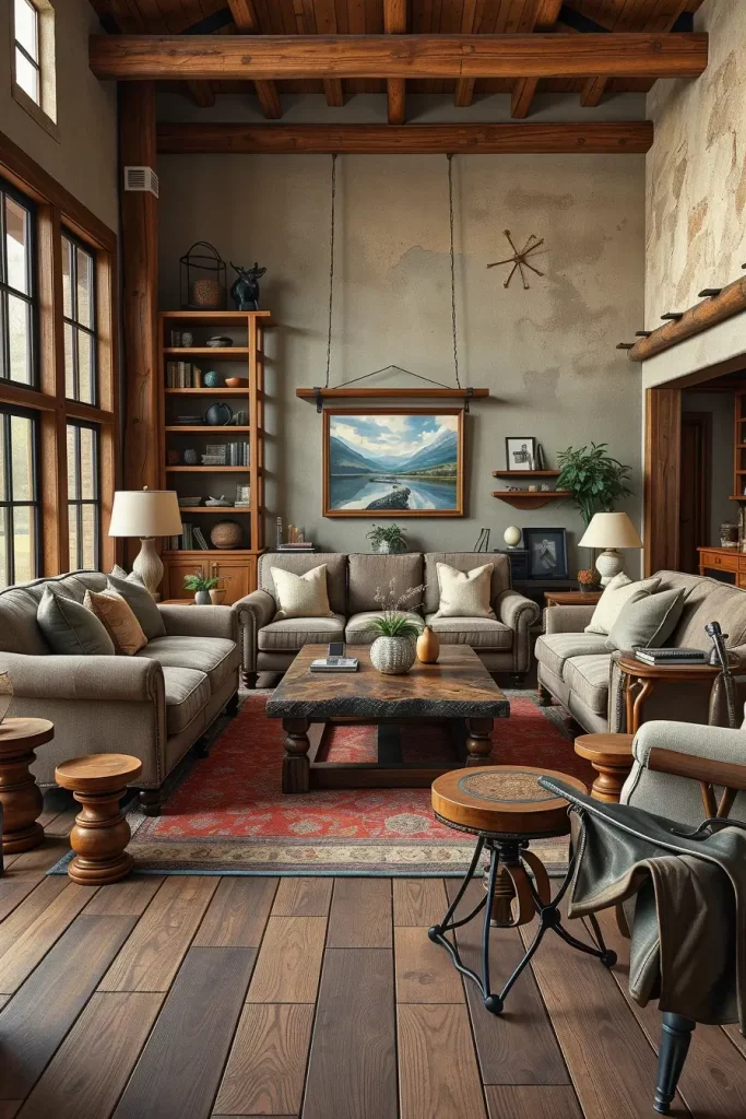 64 Warm Rustic Living Room Ideas for a Cozy and Inviting Home
