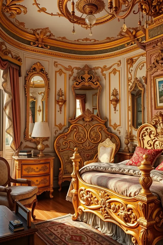 64 Rococo Revival Bedroom Furniture Ideas for Timeless Elegance
