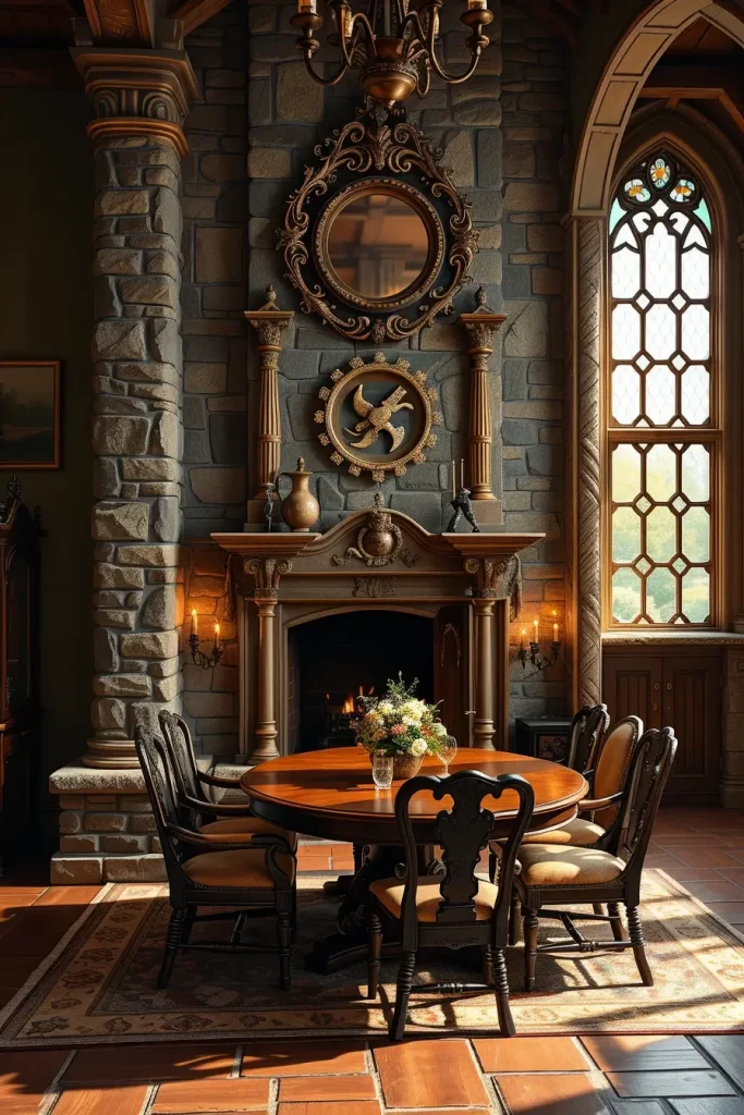63 Castlecore Kitchen and Dining Room Inspiration Ideas for Timeless Medieval Elegance