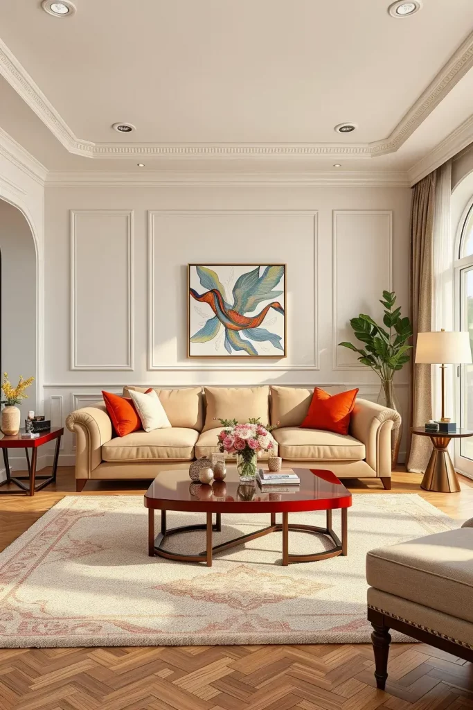 64 Cherry Coded Living Room Color Palette Ideas for Modern Interiors