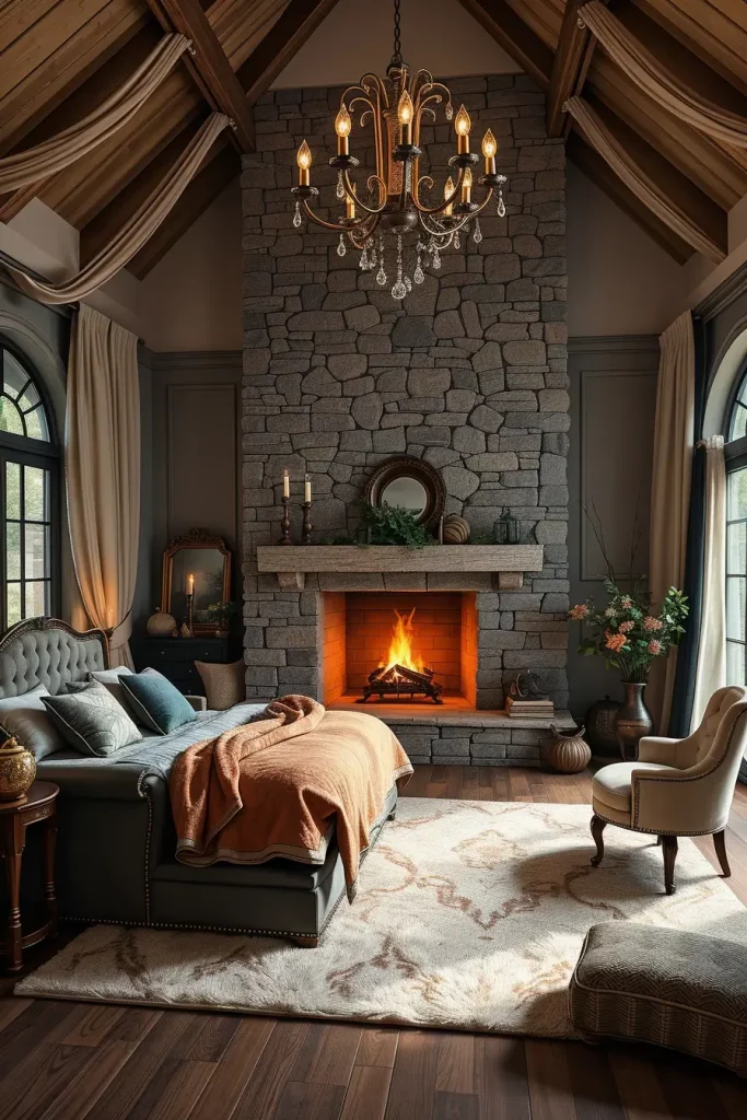 Stone Fireplace Bedroom: Cozy and Modern Design Ideas for Every Style