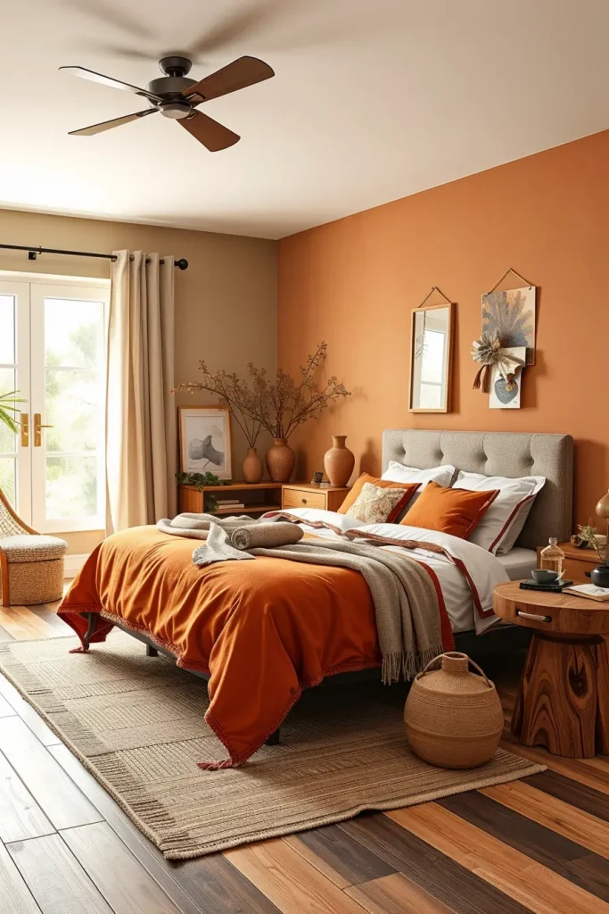 65 Terracotta and Tan Bedroom Ideas for a Warm and Elegant Interior