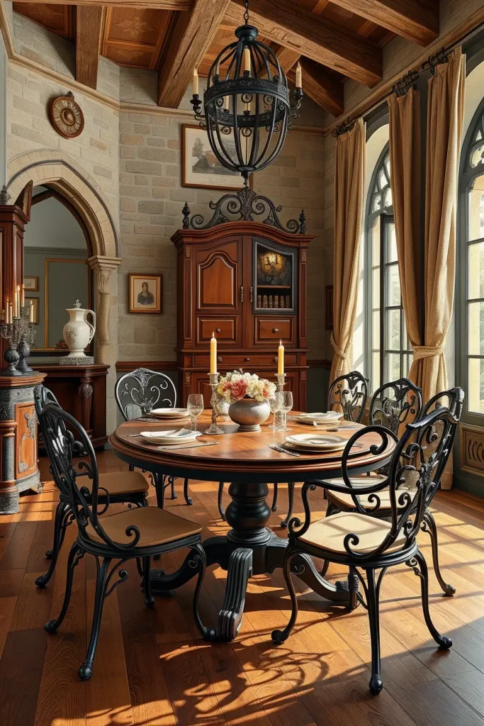 63 Castlecore Kitchen and Dining Room Inspiration Ideas for Timeless Medieval Elegance
