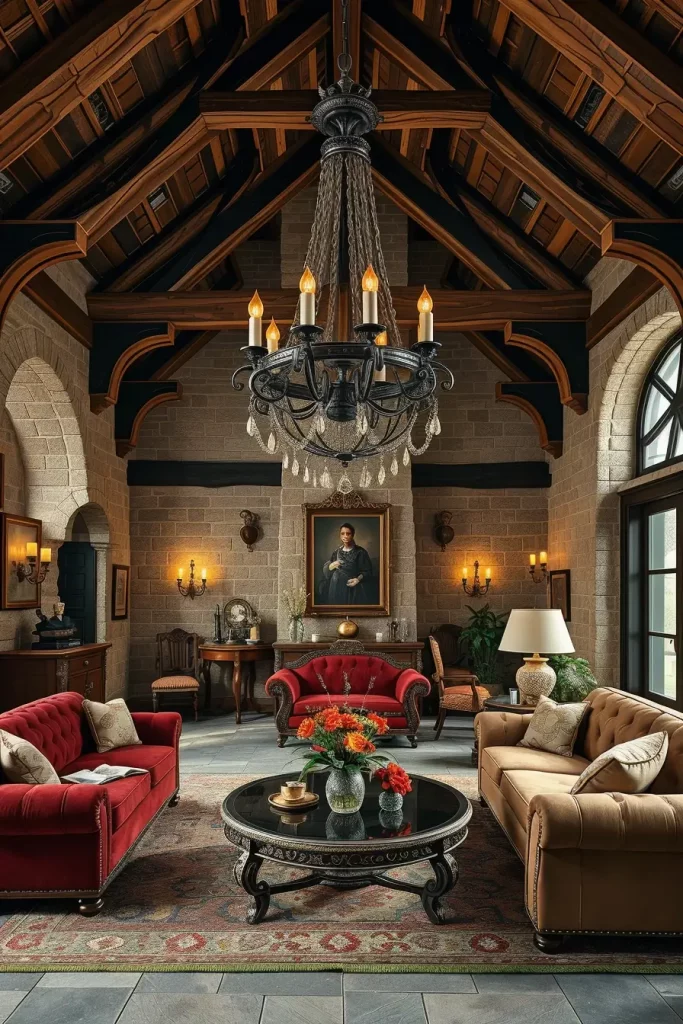62 Castlecore Living Room Inspiration: Ideas for a Regal and Cozy Home