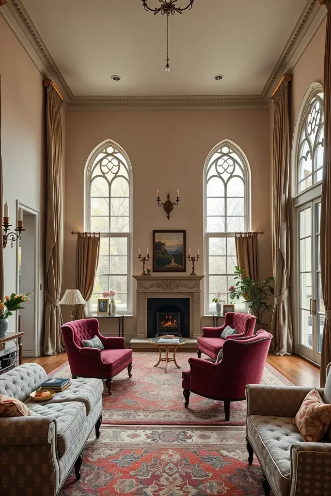 64 Gothic Living Room Arches and Windows: Elegant Design Ideas