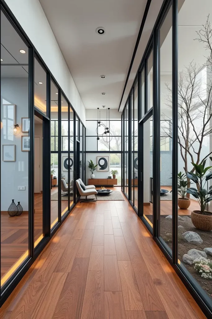 62 Modern Hallway Design With Natural Materials: Stylish Ideas for a Timeless Home