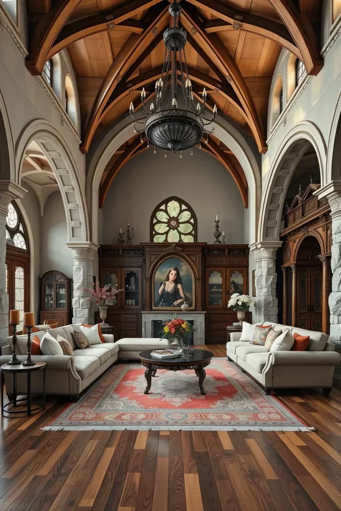 64 Gothic Living Room Arches and Windows: Elegant Design Ideas