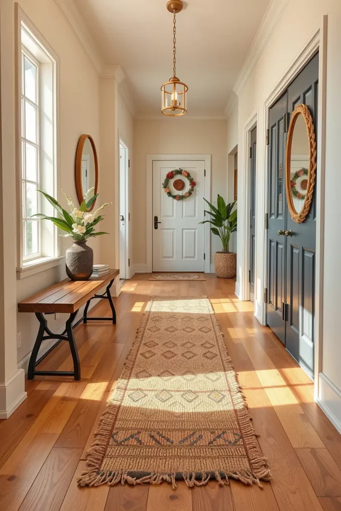 62 Modern Hallway Design With Natural Materials: Stylish Ideas for a Timeless Home