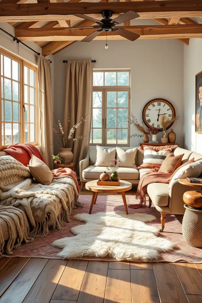 64 Warm Rustic Living Room Ideas for a Cozy and Inviting Home