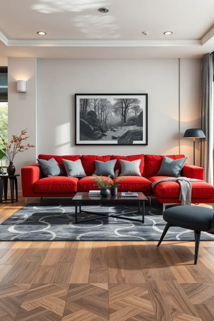 64 Cherry Coded Living Room Color Palette Ideas for Modern Interiors