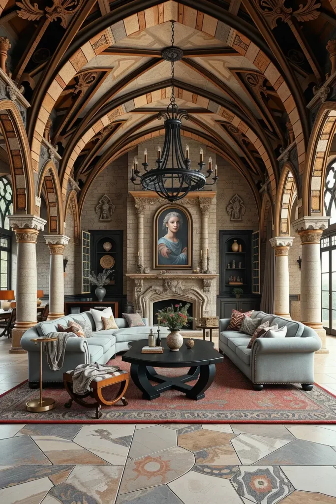 64 Gothic Living Room Arches and Windows: Elegant Design Ideas