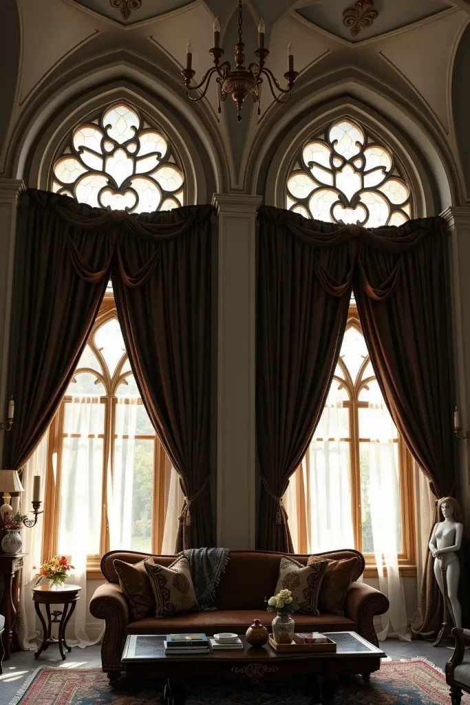64 Gothic Living Room Arches and Windows: Elegant Design Ideas