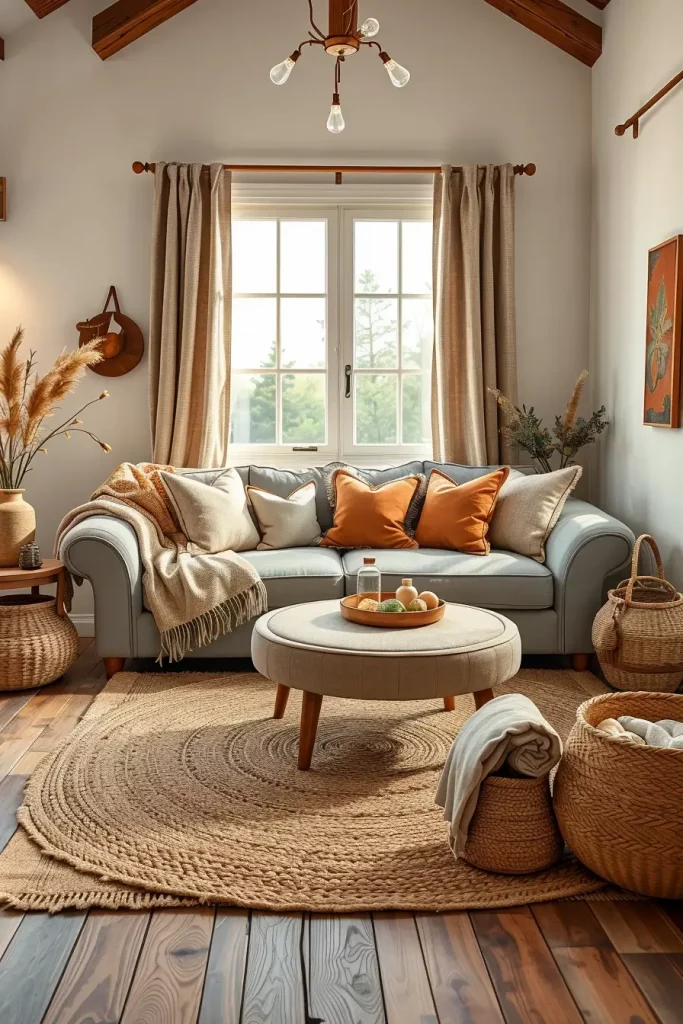 64 Earth-Tone Living Room Ideas for a Warm and Natural Home