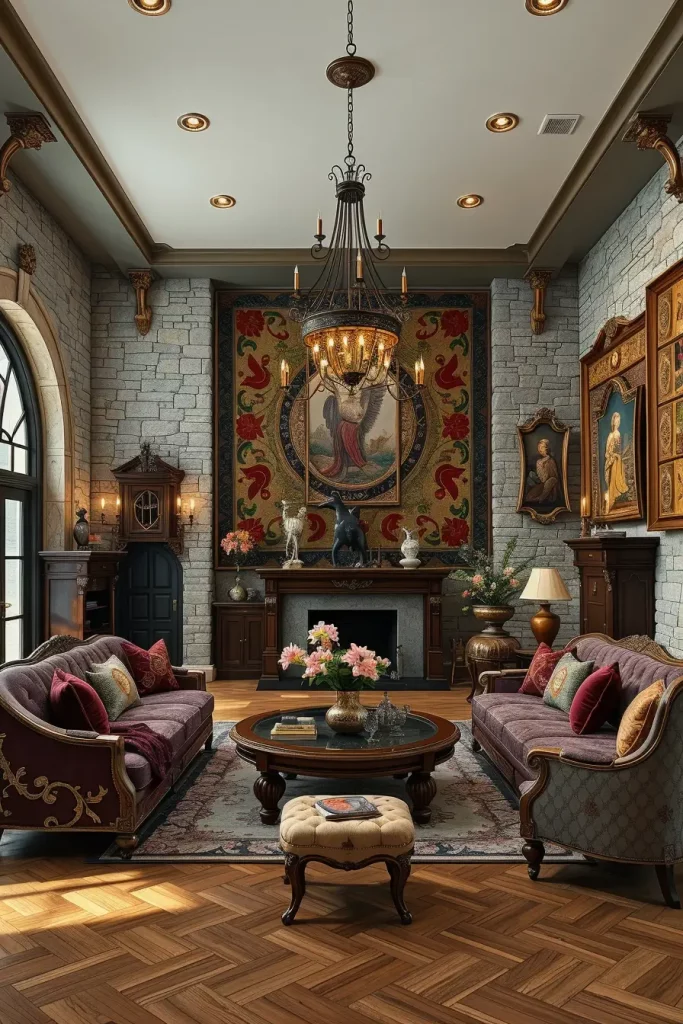 62 Castlecore Living Room Inspiration: Ideas for a Regal and Cozy Home