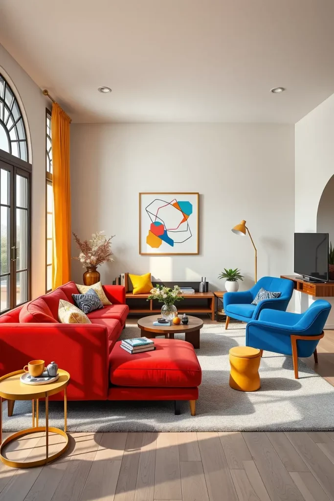 64 Primary Play Bold Living Room Decor Trends for a Modern Home
